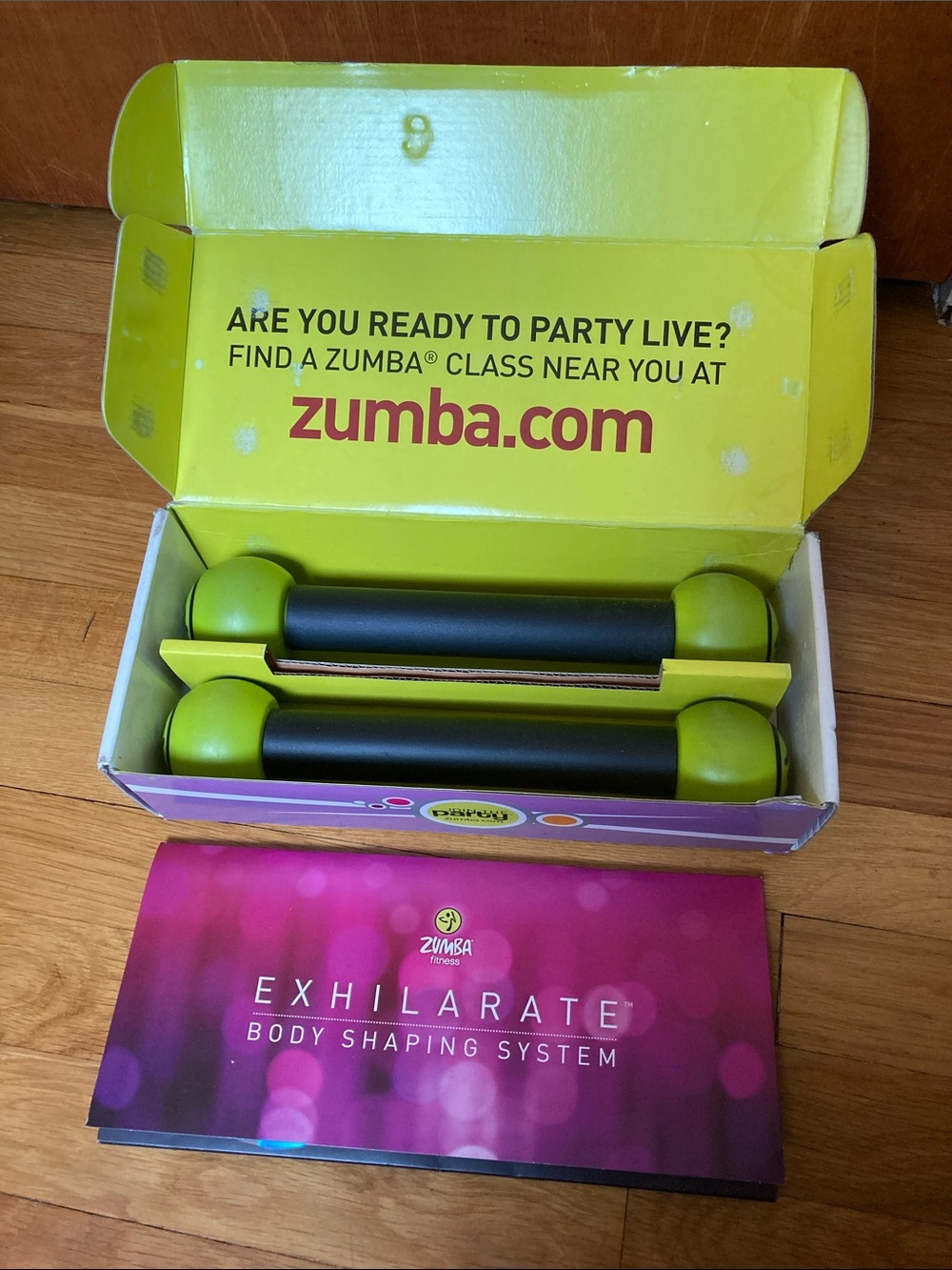 Zumba Toning Exhilarate Body Shaping System - Lime/Black Zumba Sticks